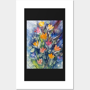 Floral Abstract Artwork 7 Posters and Art